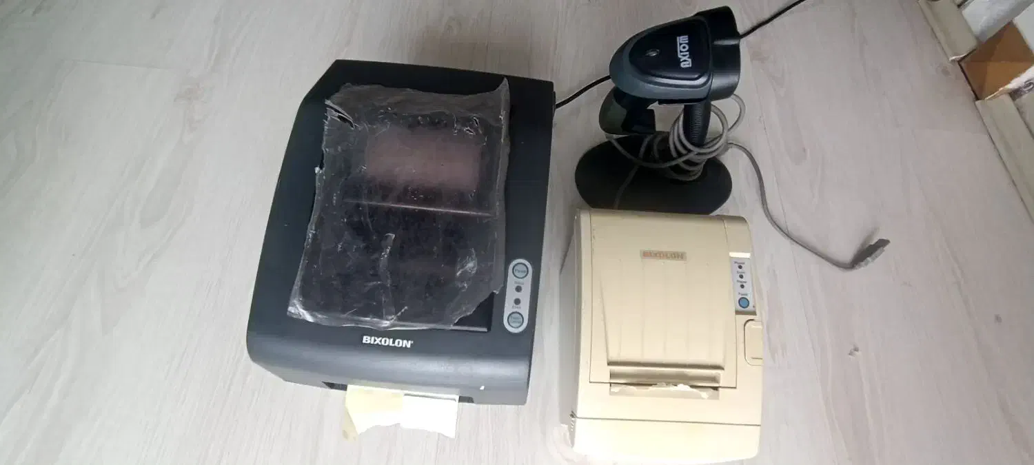فیش پرینتر لیبل زن bixolonوبارکد خوان axiom|پرینتر، اسکنر، کپی، فکس|چالوس, |دیوار