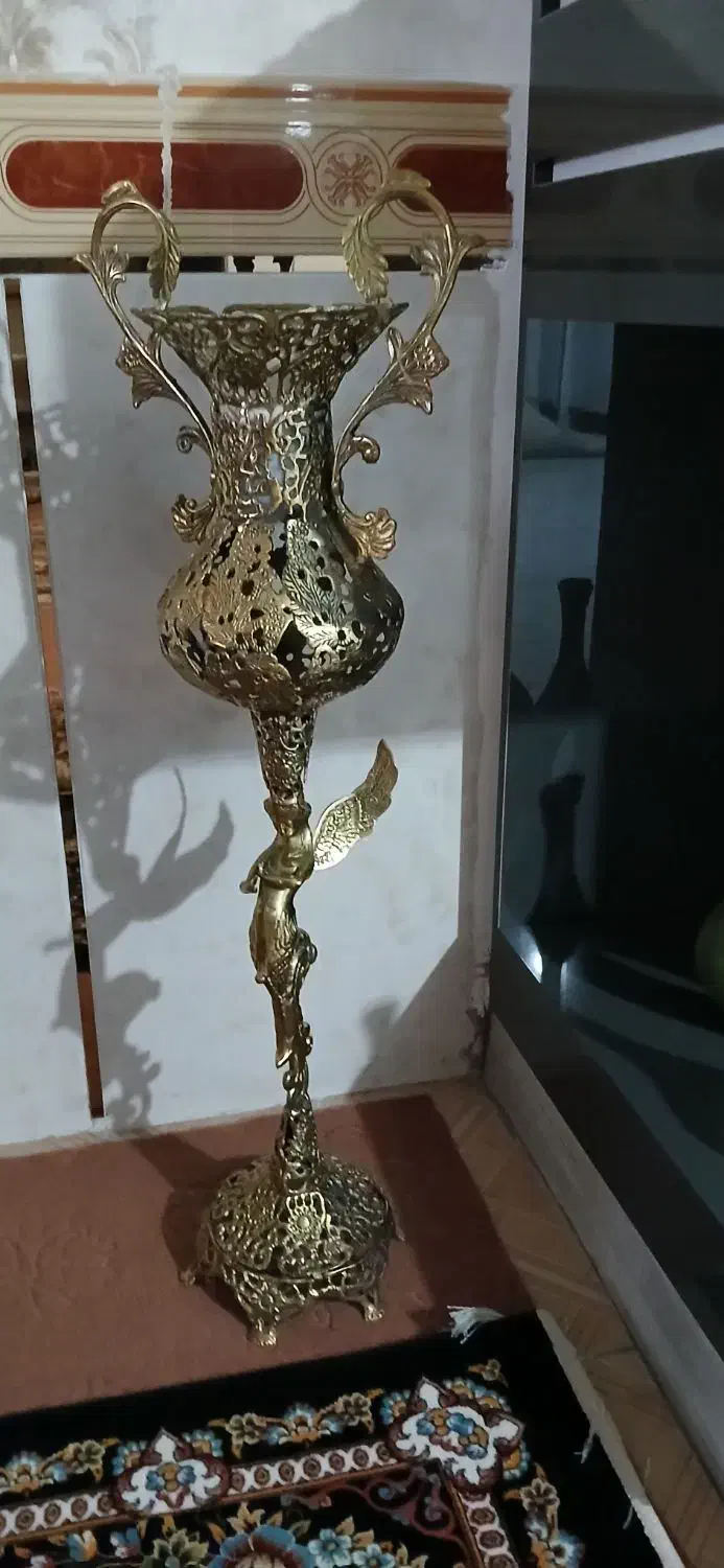 گلدان برنز|صنایع دستی و سایر لوازم تزئینی|قیدار, |دیوار