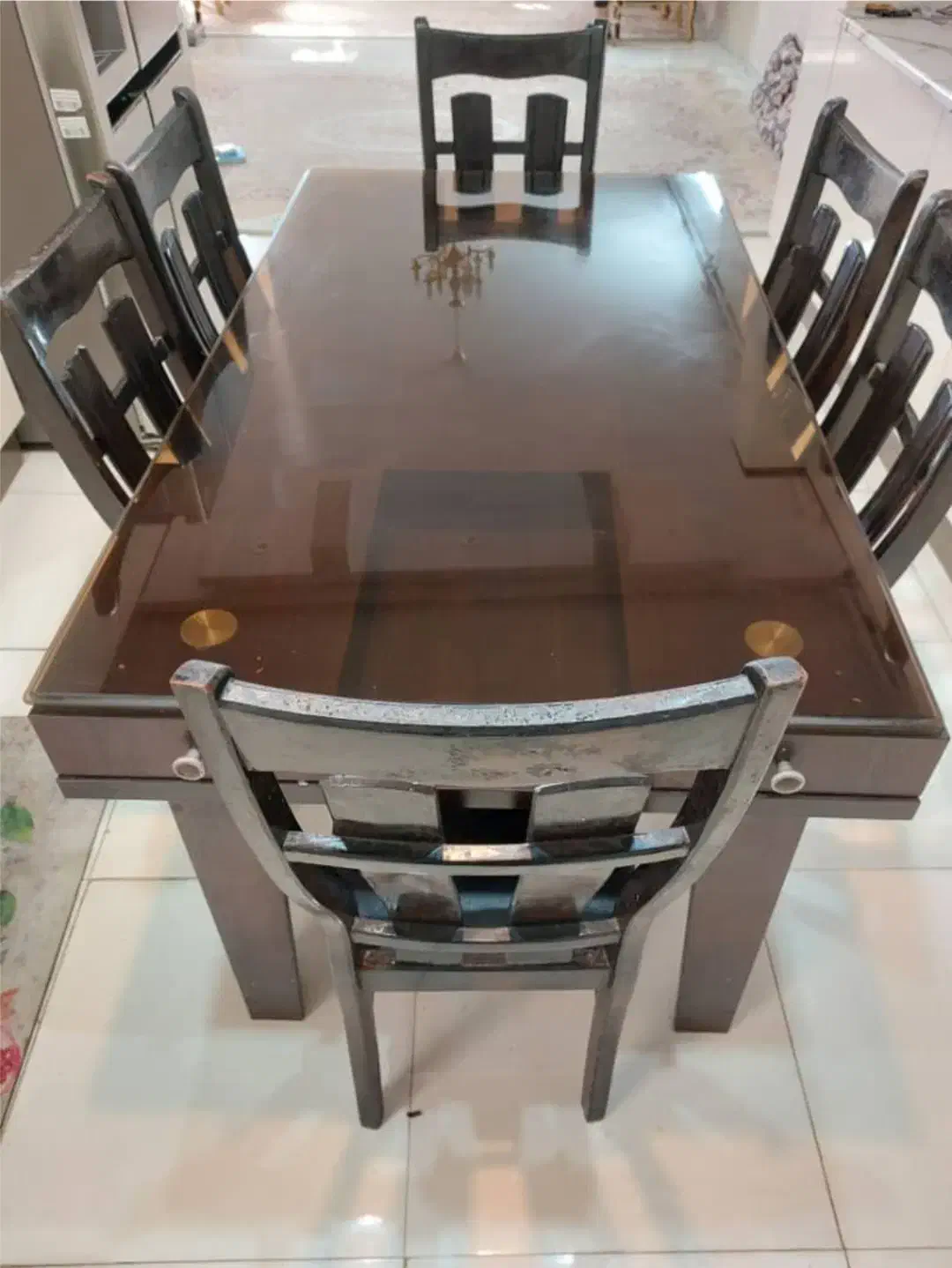 میزناهارخوری ۶نفره|میز و صندلی غذاخوری|خرمآباد, |دیوار