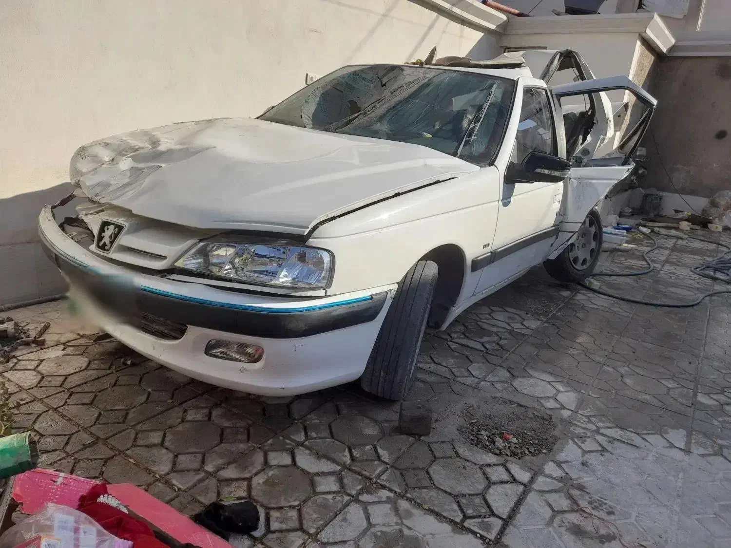 پژو پارس تصادفی مدل ۱۴۰۰|خودرو سواری و وانت|فسا, |دیوار