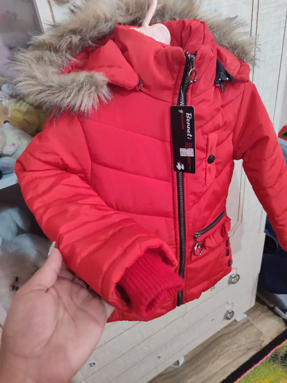 کاپشن دخترانه نو بدون استفاده|کفش و لباس بچه|شاهینشهر, شهرک گلدیس|دیوار