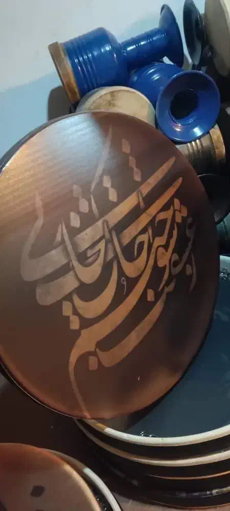 دف چهارفصل کمانه سفید/*|سازهای سنتی|شیراز, شاهچراغ|دیوار