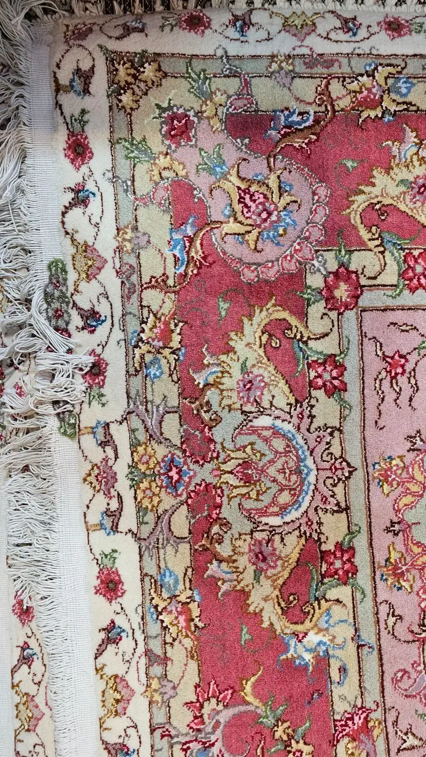 دستباف خطیبی ۹متری بسیار زیبا|فرش|تبریز, |دیوار