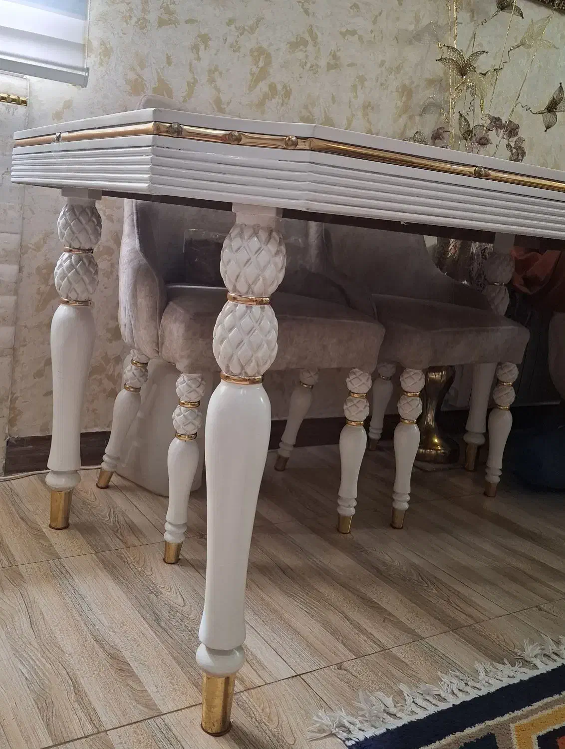 میز ناهارخوری شش نفره مبلی و زیبا|میز و صندلی غذاخوری|رشت, دیانتی|دیوار