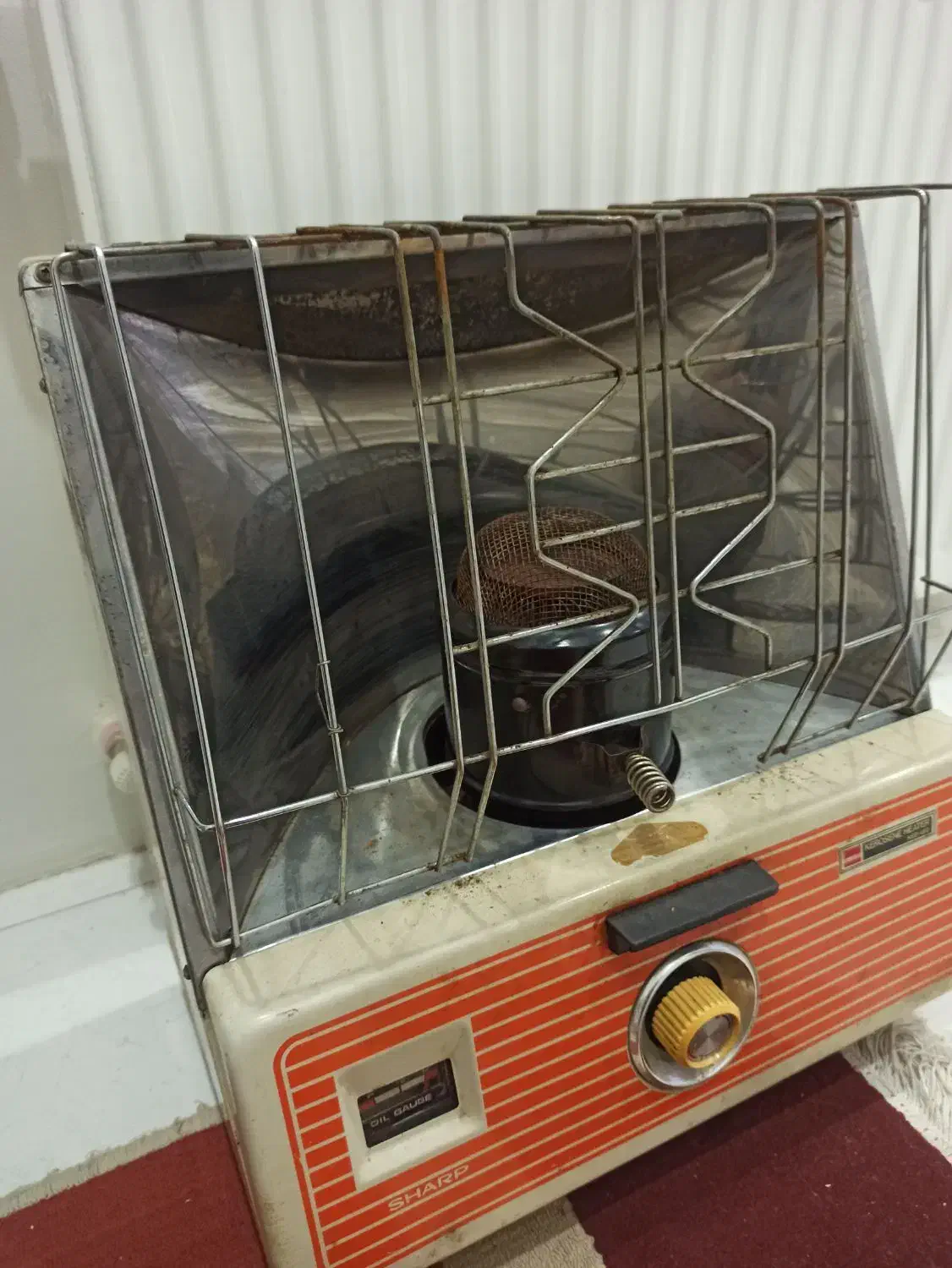 بخاری نفتی انتیک|کلکسیون اشیاء عتیقه|مشکیندشت, |دیوار