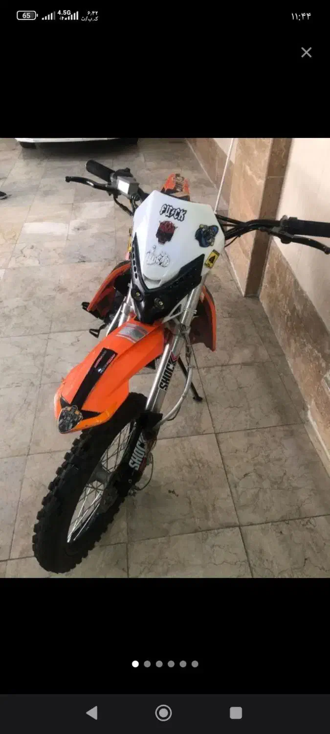 موتور مینی کراس 125 cc|موتورسیکلت|شیرینسو, |دیوار