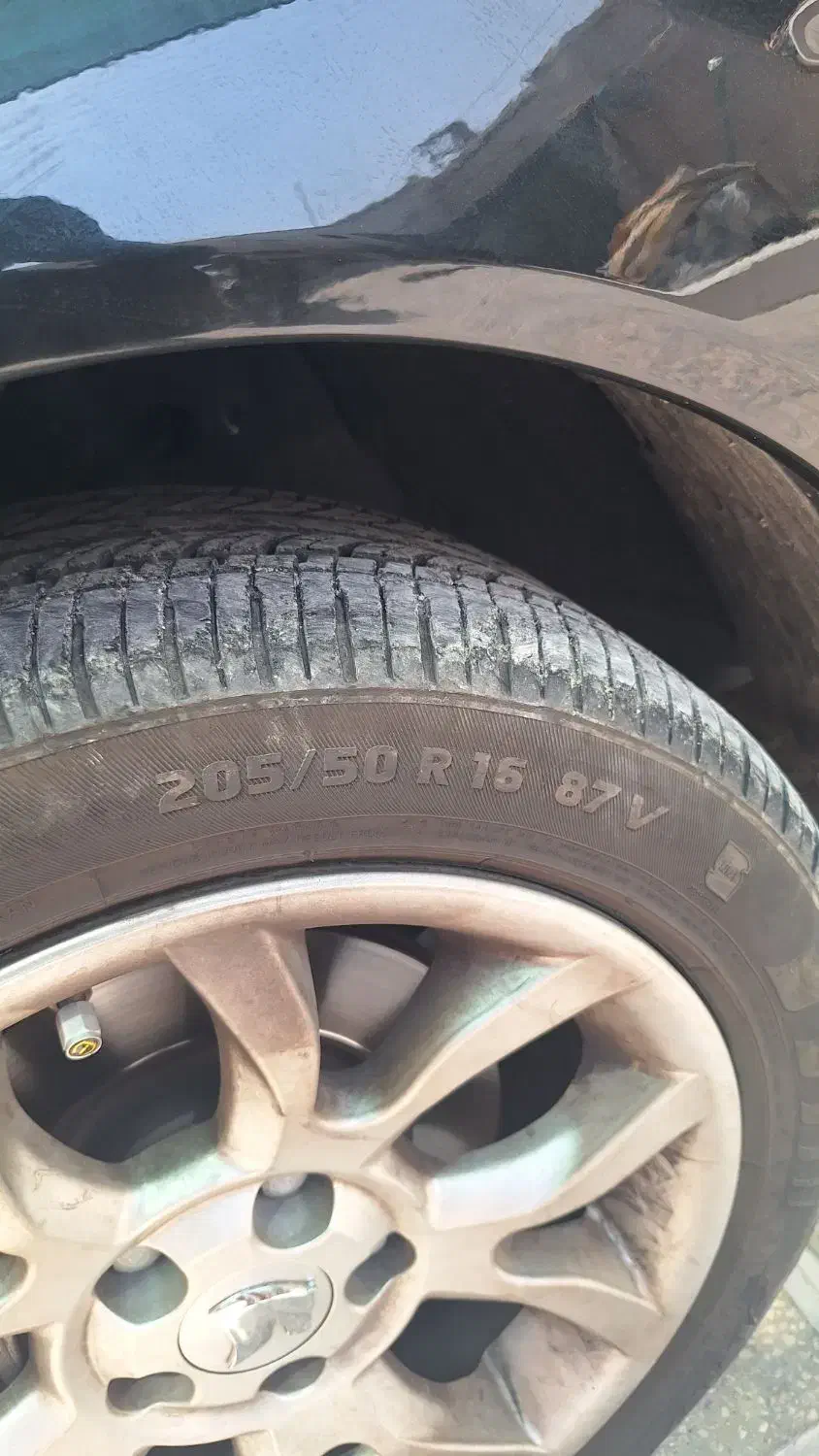 ۴ حلقه لاستیک 205/50/16  کویر|قطعات یدکی و لوازم جانبی|چغادک, |دیوار