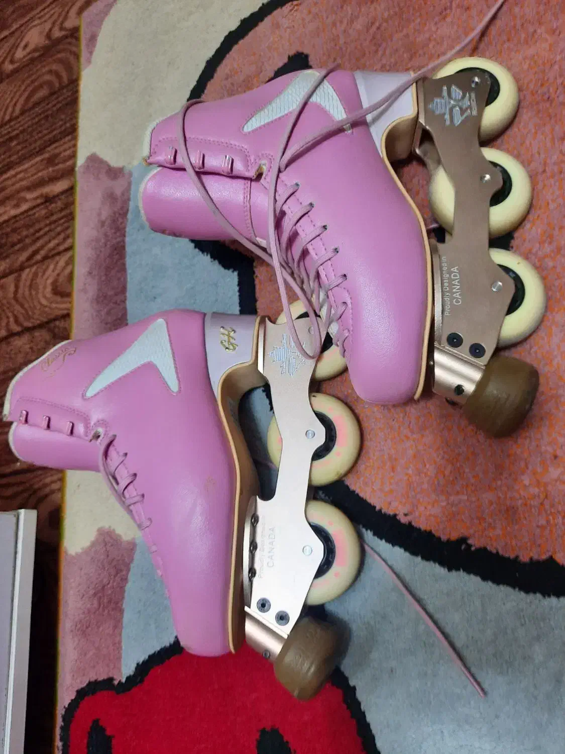 اسکیت حرفه ای دخترانه سایز ۵/۵|دوچرخه، اسکیت، اسکوتر|کرمانشاه, |دیوار