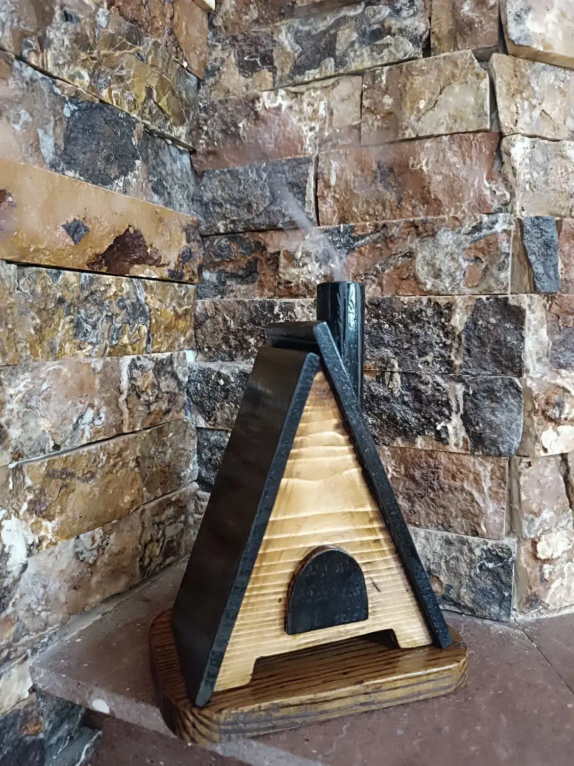 جا عودی مدل کلبه چوبی|صنایع دستی و سایر لوازم تزئینی|گلپایگان, |دیوار