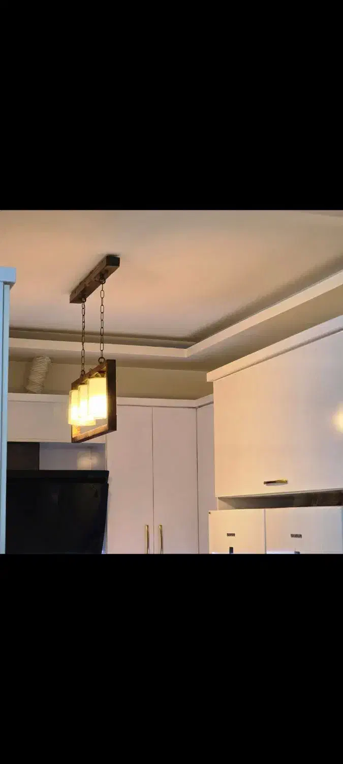 لوستر چوبی|لوستر و چراغ آویز|مشهد, شهید مطهری|دیوار