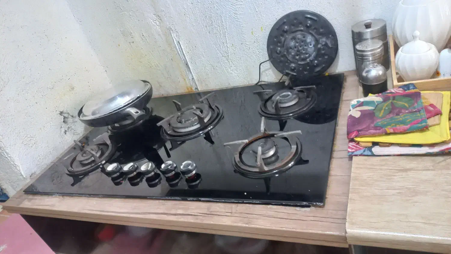 کابینت کامل همراه گاز ، هود، سنیک،درب آهنی ،جاکولر|هود|بندر ماهشهر, |دیوار