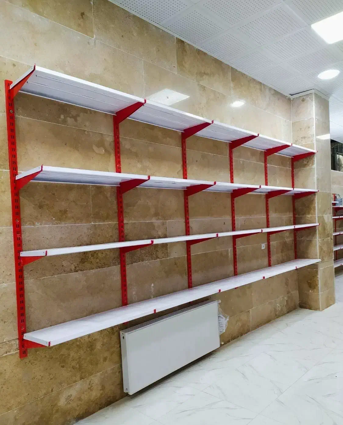 قفسه فروشگاه روی دیوار نصب|فروشگاه و مغازه|کوهدشت, |دیوار