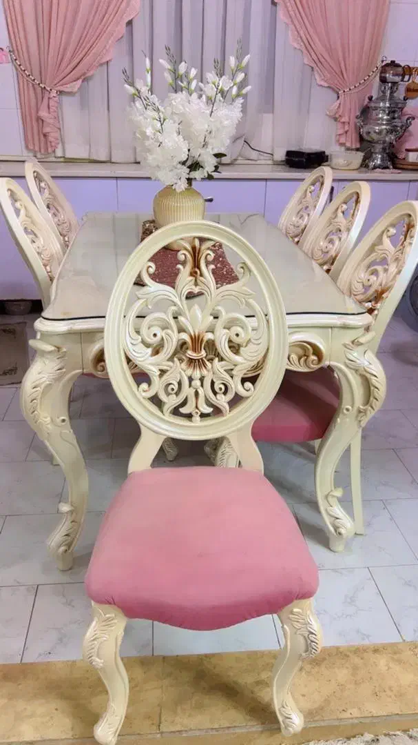 میز ناهار خوری 6نفره پلیمری شرکتی|میز و صندلی غذاخوری|تهران, تهرانسر شمالی|دیوار