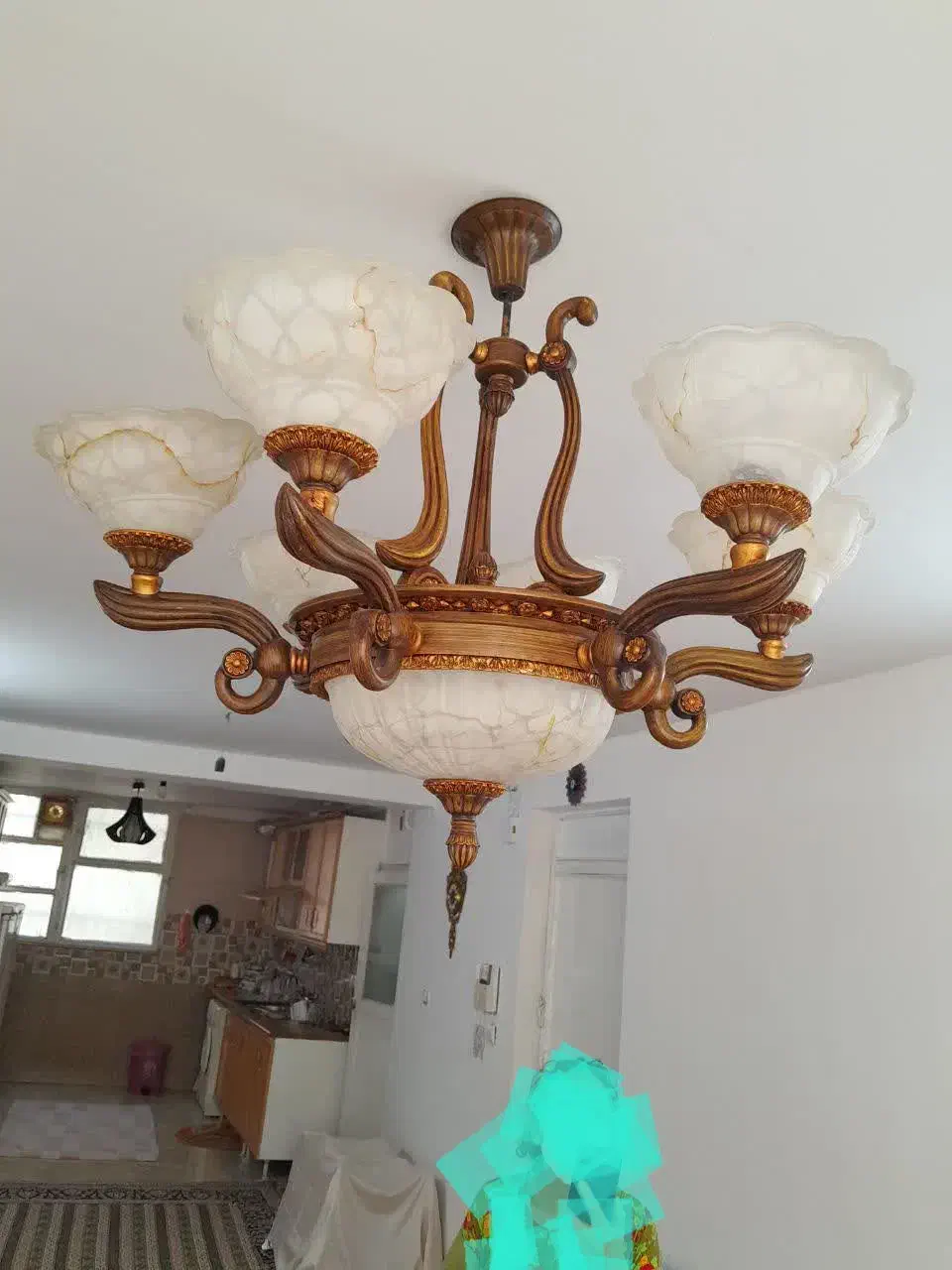 لوستر ۶. شاخه برند خارجی|لوستر و چراغ آویز|ری, دولتآباد|دیوار