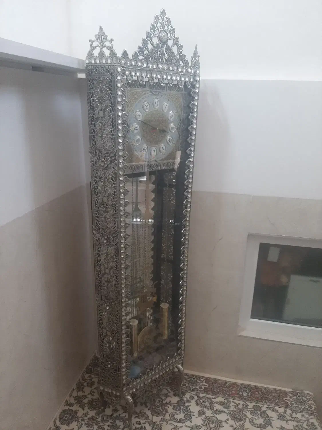 ساعت ایستاده برنز اصل|ساعت دیواری و تزئینی|اشتهارد, |دیوار