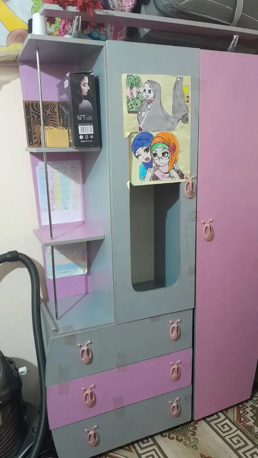 کنجه وکمدبچه|جاکفشی، کمد، دراور|تربتحیدریه, نواب صفوی|دیوار