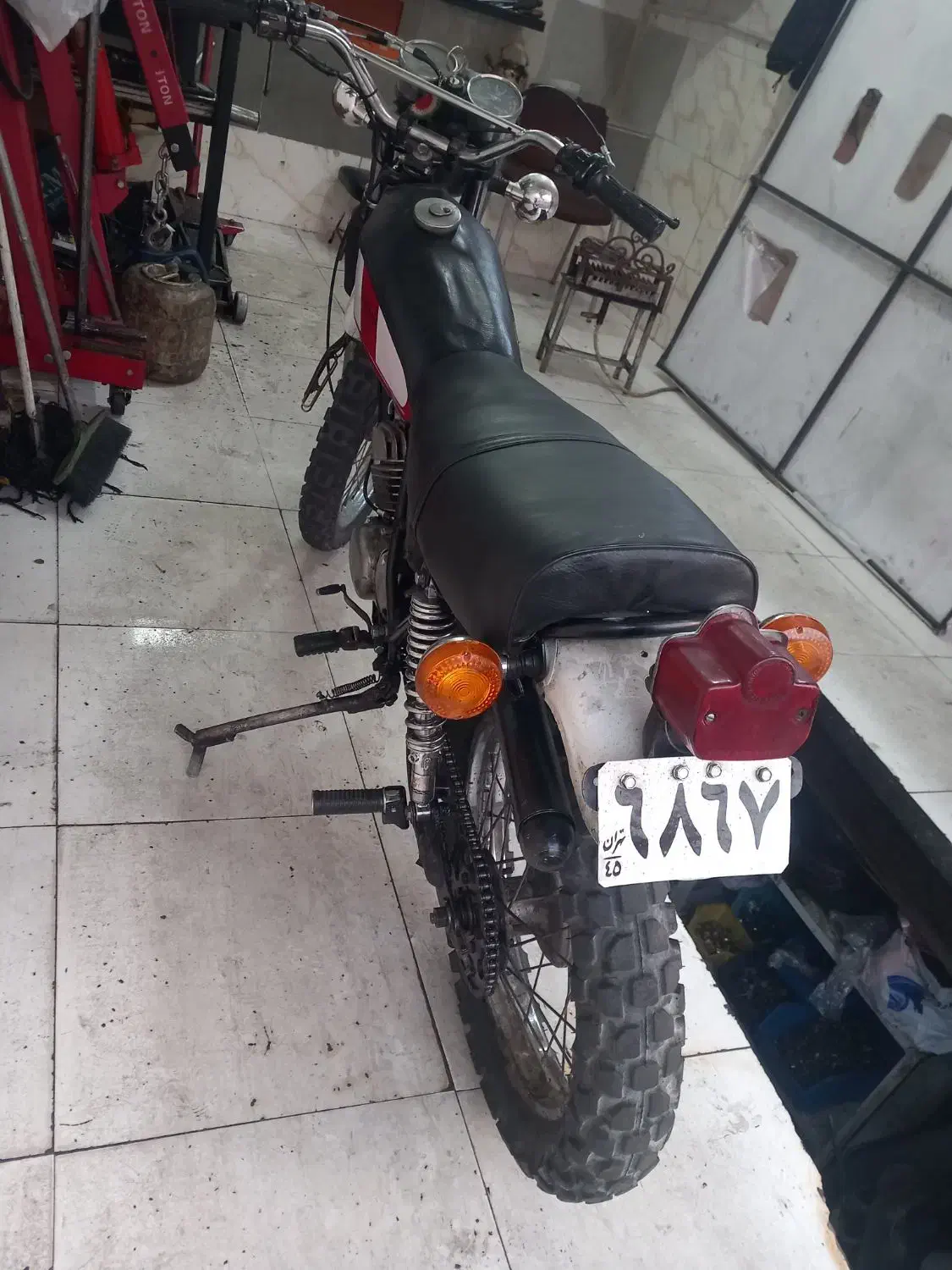 یاماها تریل|موتورسیکلت|تهران, خاک سفید|دیوار