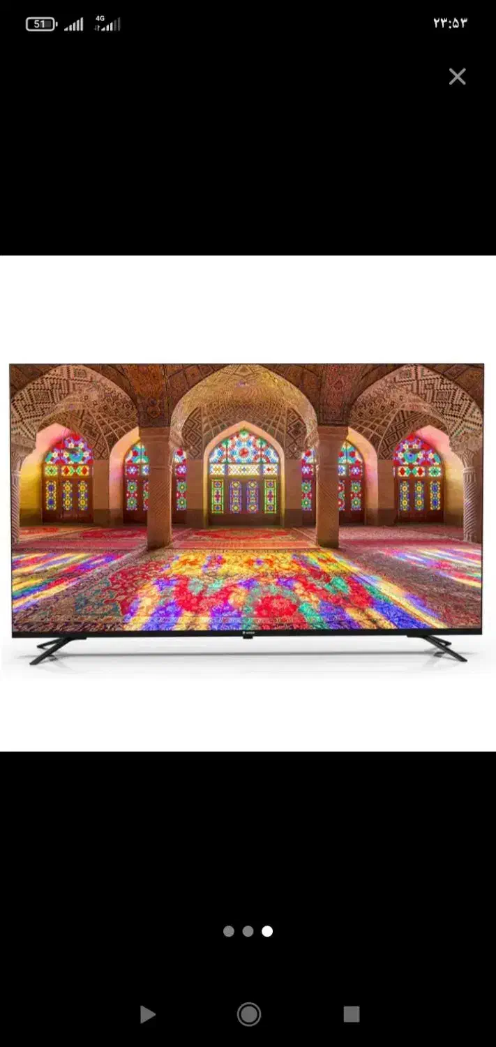 تلویزیون اسنوا 55اینچ پملپ|تلویزیون و پروژکتور|خرمآباد, |دیوار