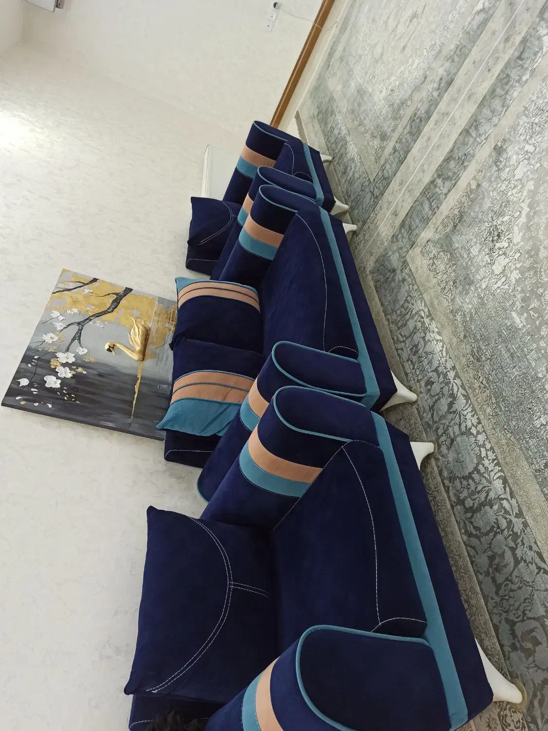 مبل راحتی درحدنو هفت نفره|مبلمان خانگی و میز عسلی|رباط‌کریم, نصیرشهر|دیوار