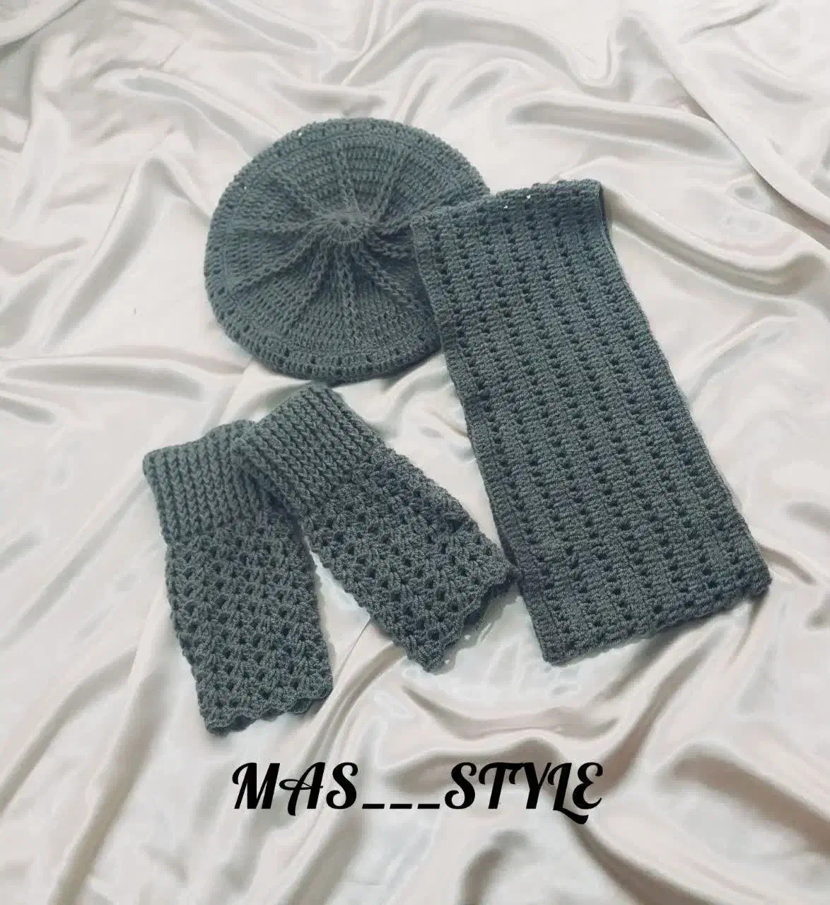 شال رینگی و کلاه و دستکش ست عمده و تک|لوازم خیاطی و بافتنی|پرند, فاز ۶|دیوار