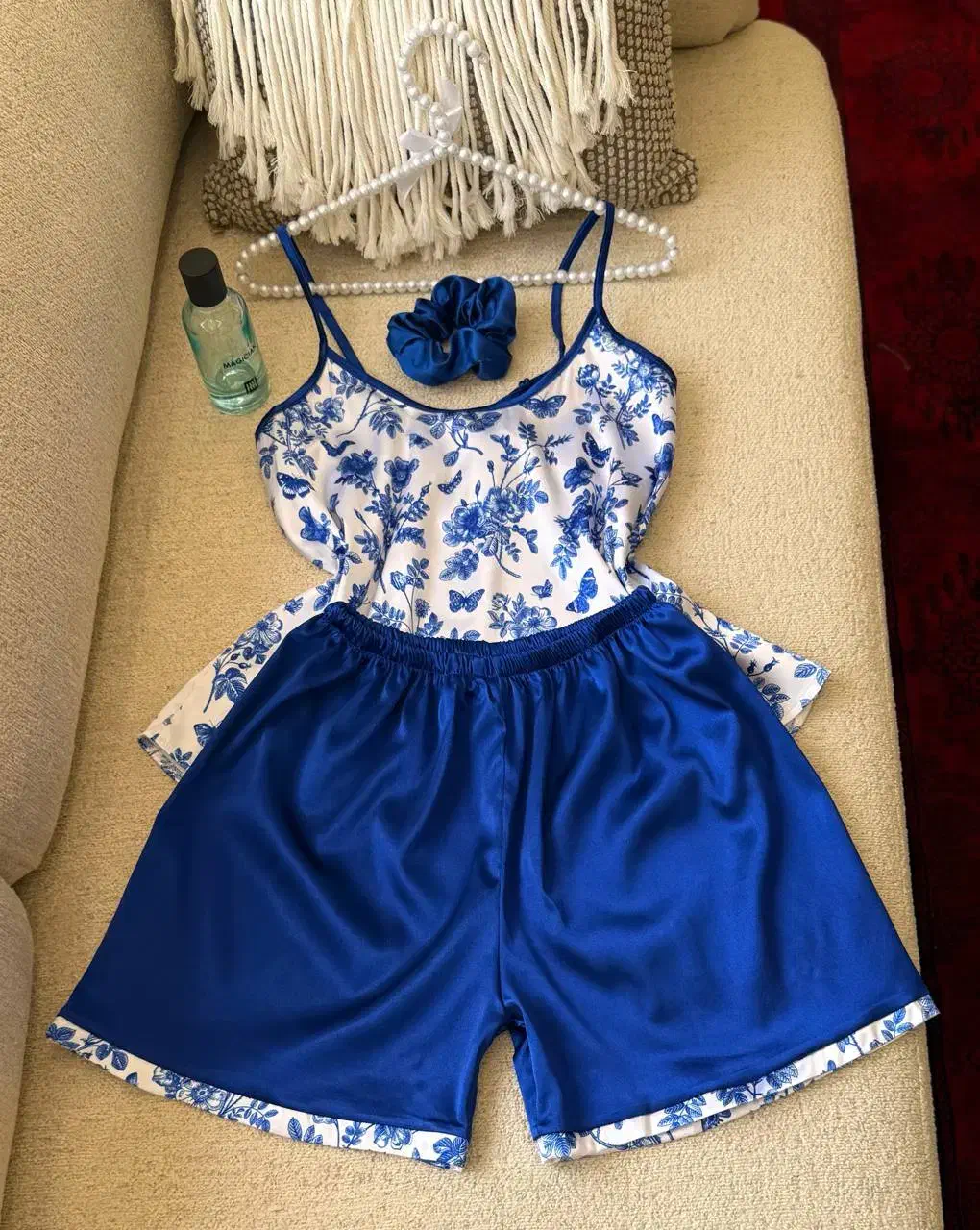 ست ساتن ابریشم ۳ تکه|لباس|دهدشت, |دیوار