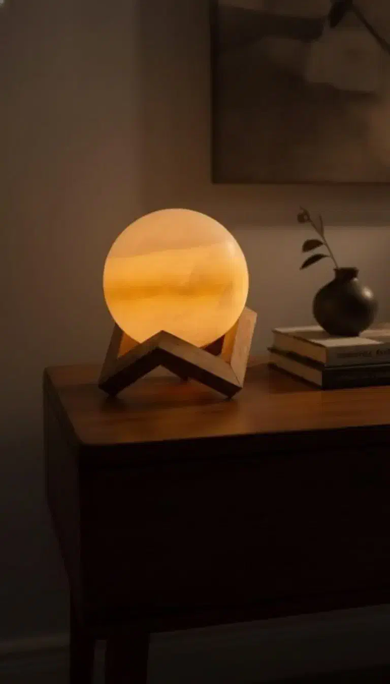 آباژور سنگ نمک|چراغ خواب و آباژور|قم, ولیعصر|دیوار