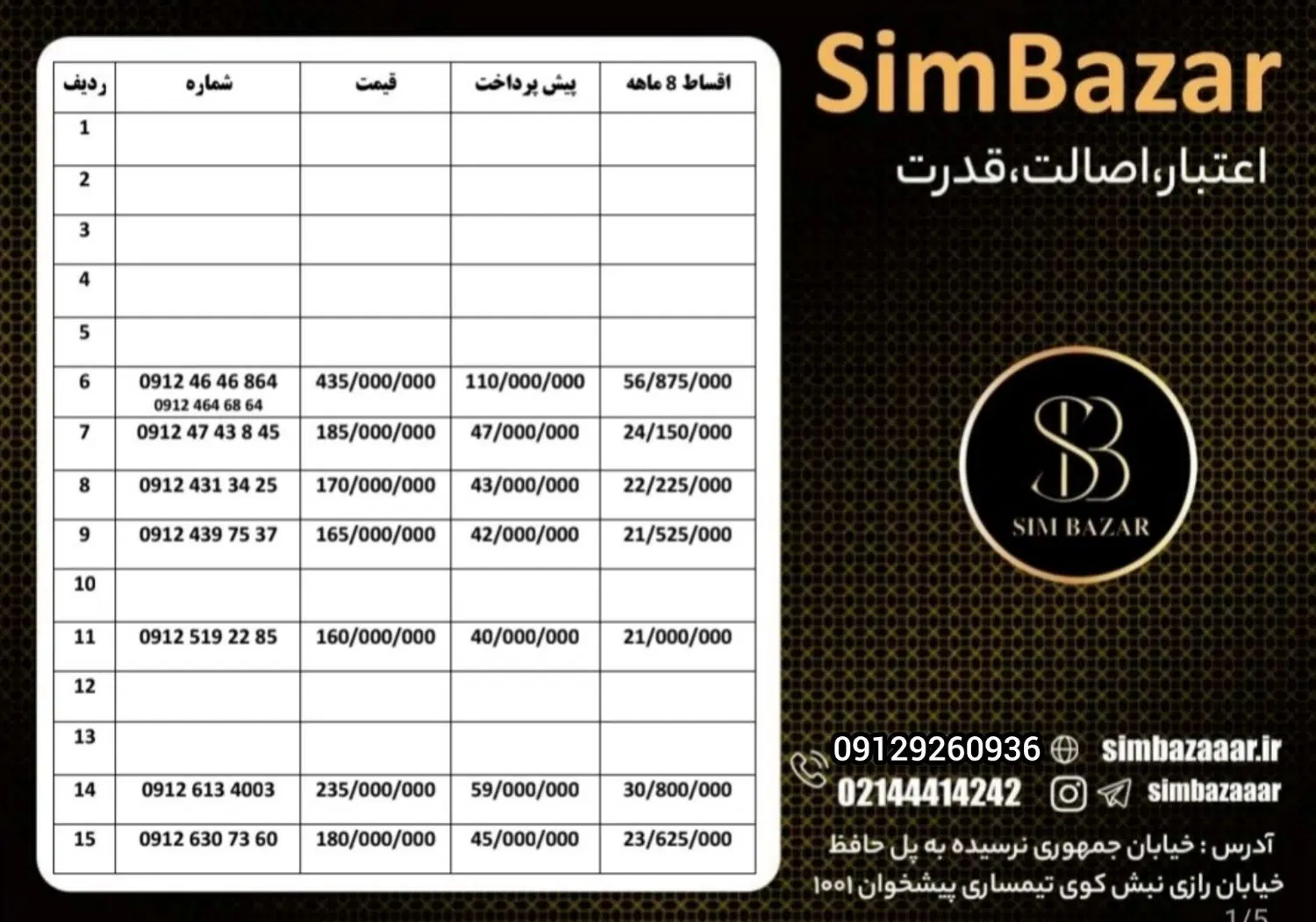 0912-020-57-80|سیم‌کارت|ساوه, |دیوار