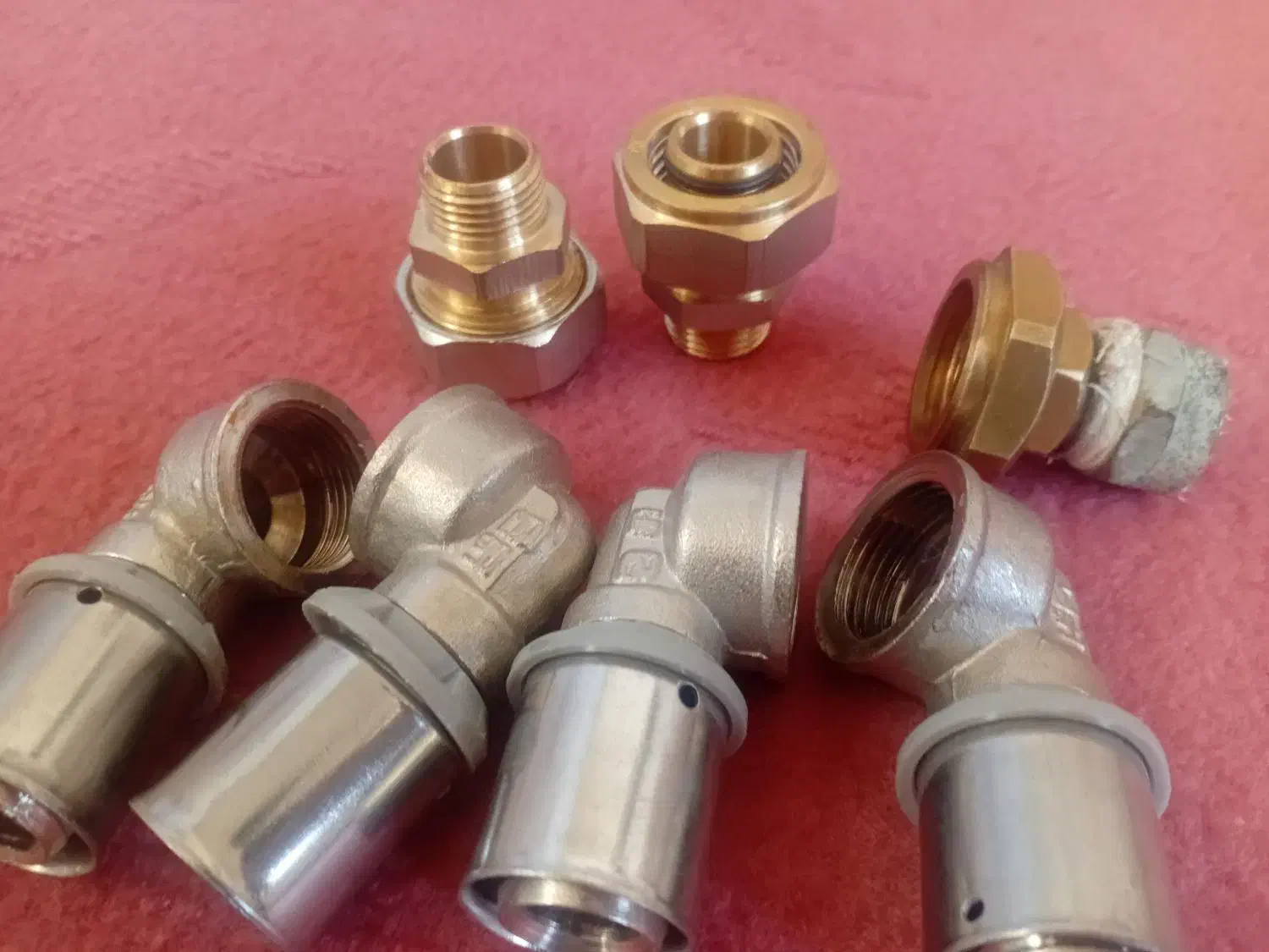 اتصالات برنجی پکیچ و چسب کاشی|آبگرمکن، پکیج، شوفاژ|پارس‌آباد, |دیوار