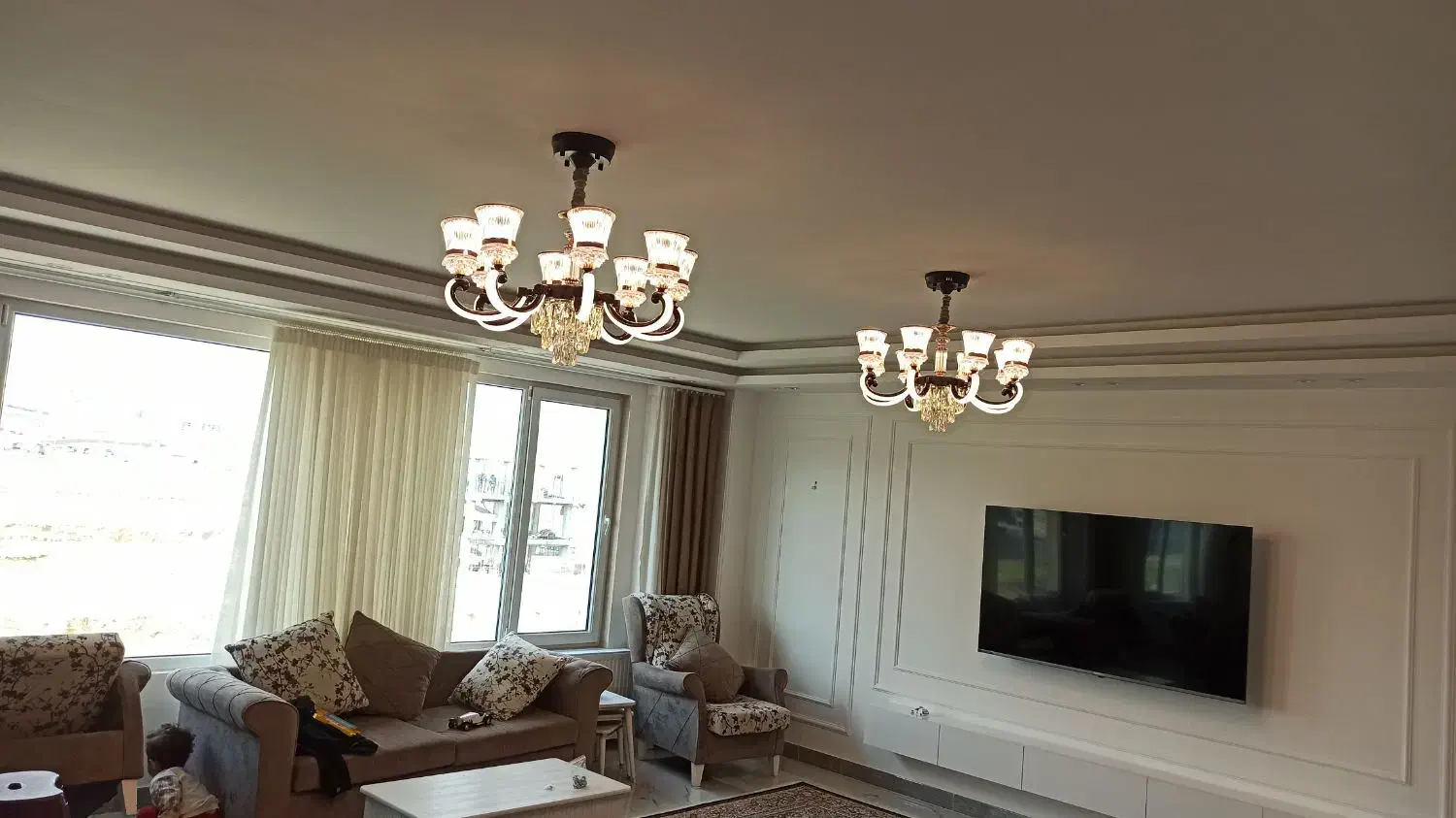 نصب و مونتاژ انواع لوستر|خدمات پیشه و مهارت|سنندج, |دیوار