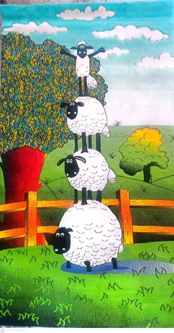 فرش اتاق بچه|فرش|بروجرد, |دیوار