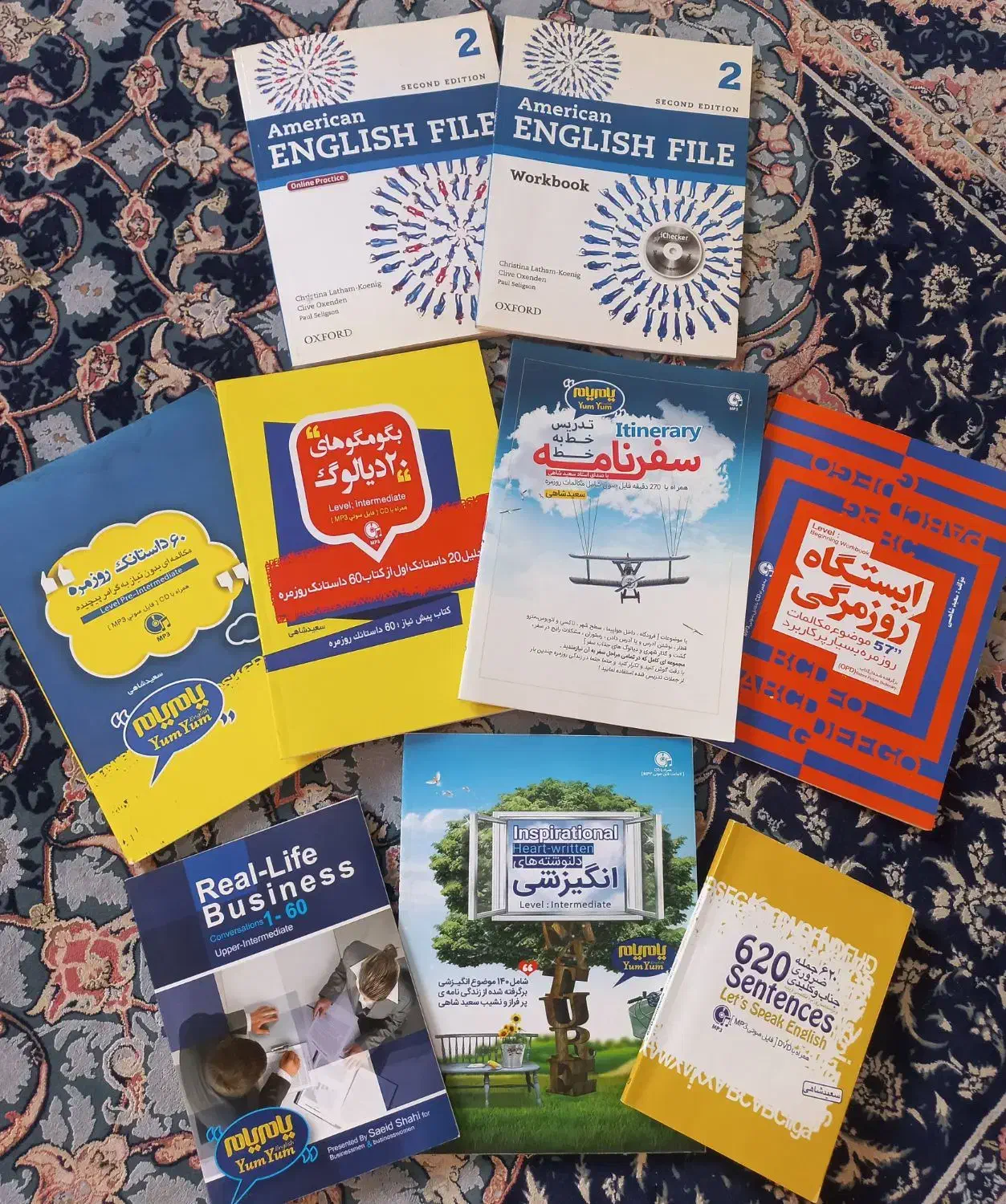 مجموعه آموزشی کتابهای زبان انگلیسی سطح متوسط|لوازم التحریر|کرج, شاهینویلا|دیوار