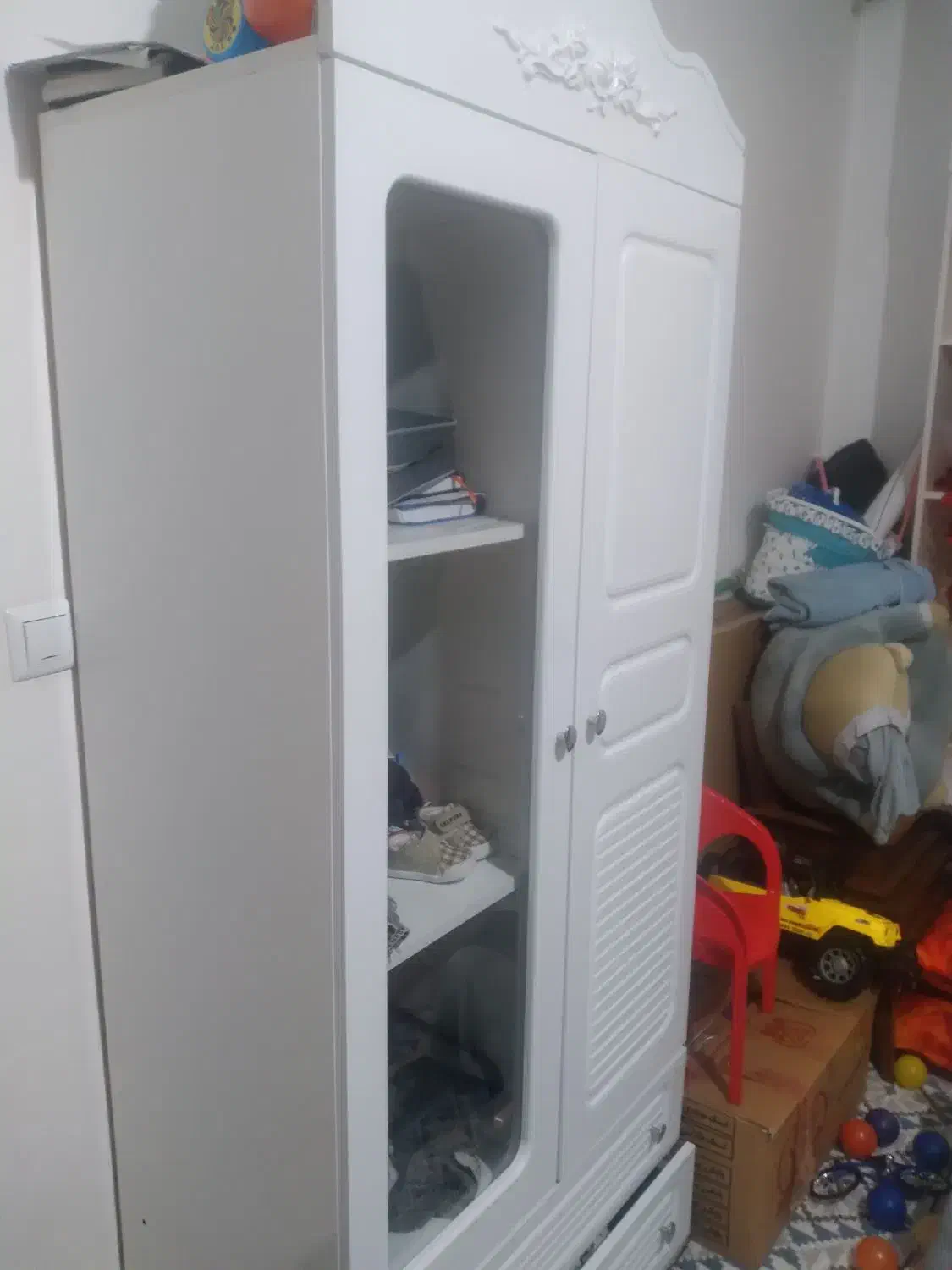 کمد لباس ویترین کودک و نوجوان|جاکفشی، کمد، دراور|الوند, |دیوار