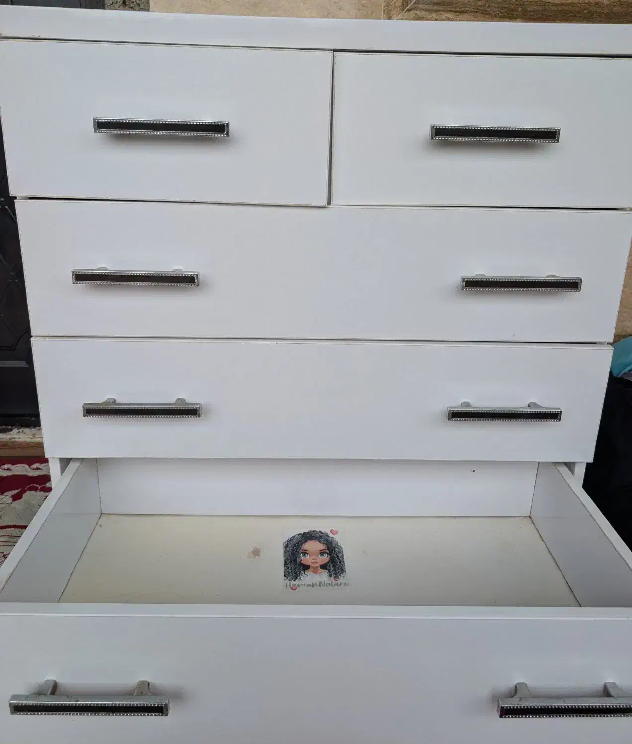 کمد دراور سفید|جاکفشی، کمد، دراور|صومعهسرا, |دیوار