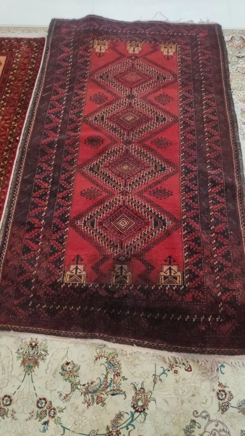 قالیچه دست باف ۲ عدد با هم|فرش|مشهد, سید رضی|دیوار