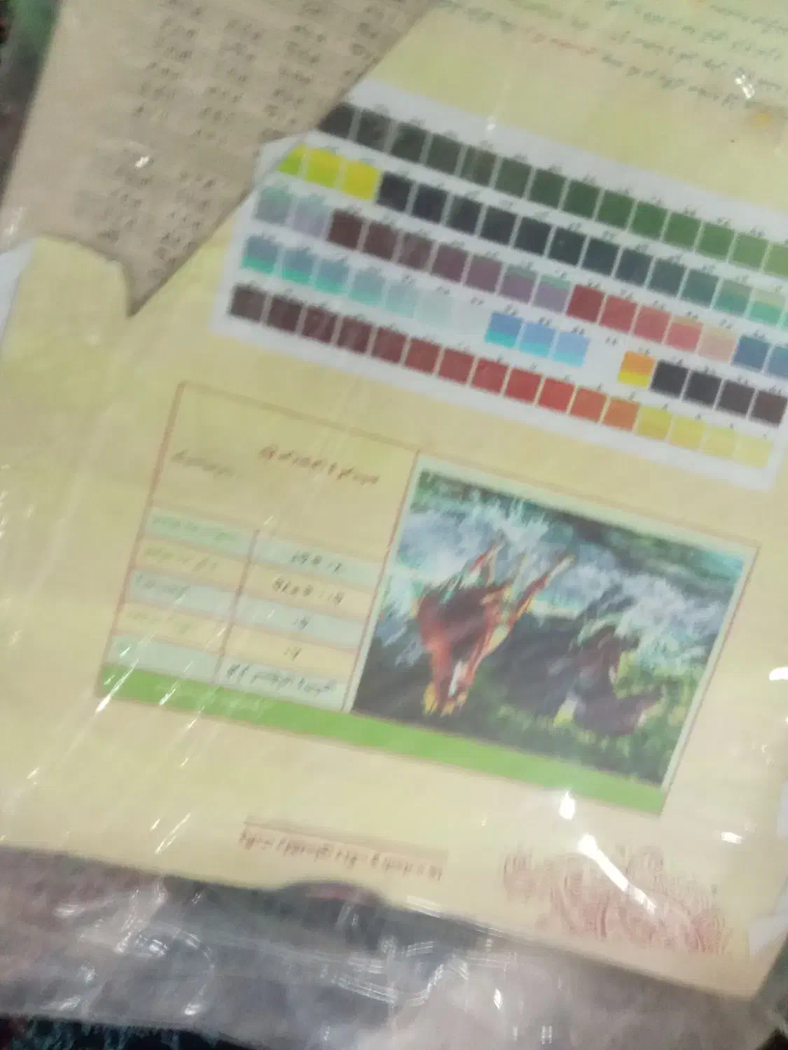 نخ و نقشه تابلو فرش|تابلو فرش|اراک, |دیوار