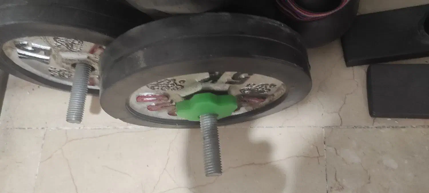 دمبل سبز کاهویی|تجهیزات ورزشی|ری, شهرری|دیوار