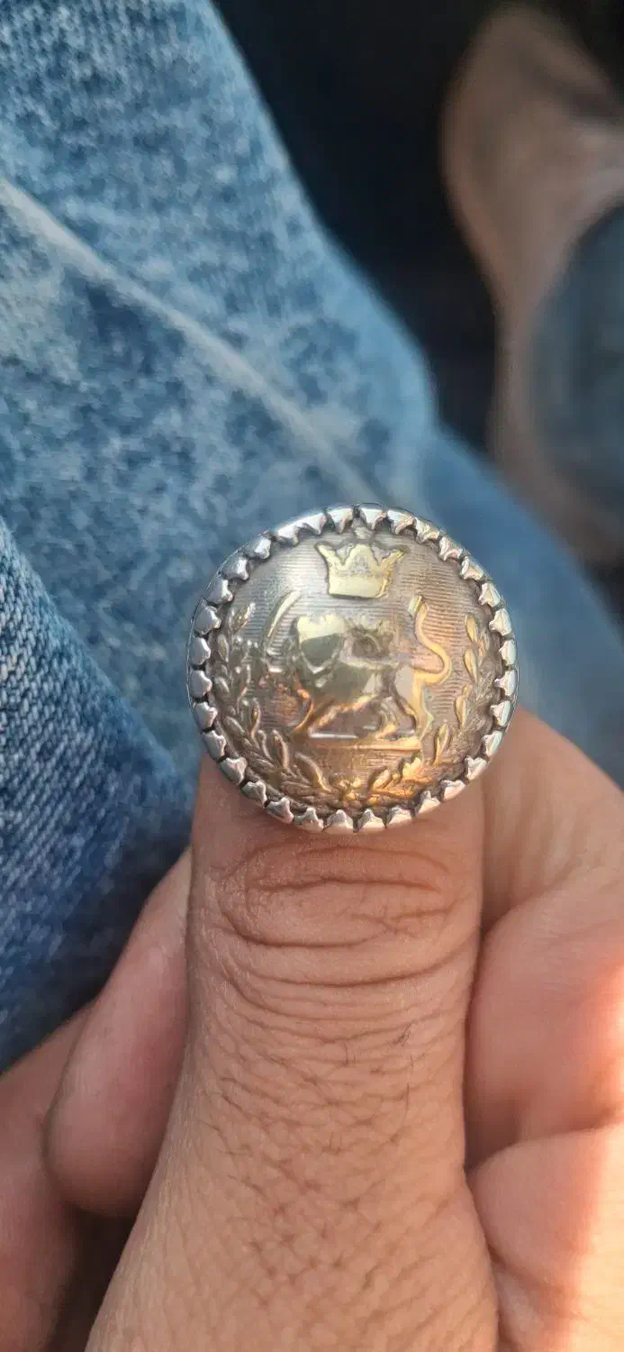 انگشتر قجری کار دست قدمت دار|جواهرات|کرج, ساسانی (قلمستان)|دیوار