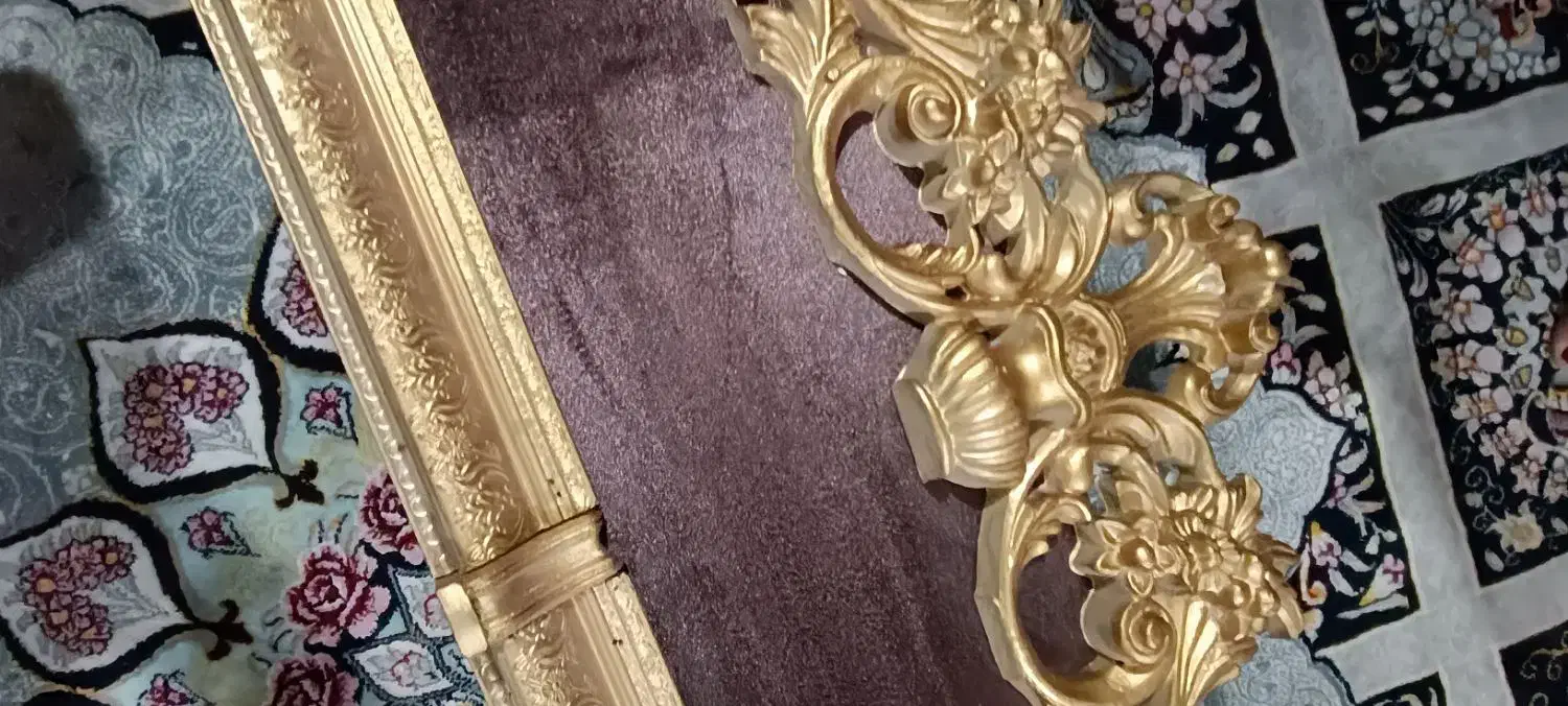 کتیبه پرده زیبای سلطنتی همراه چوب پردهقیمت منصفانه|پرده، رانر، رومیزی|اهواز, کوی شایسته|دیوار