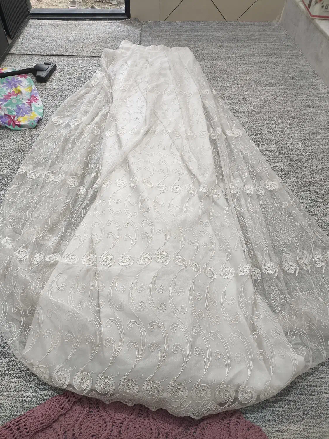 دو عدد پرده تمیز اتو کشیده|پرده، رانر، رومیزی|برازجان, |دیوار