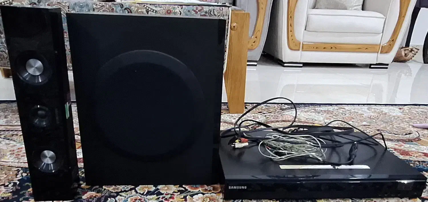 سینما خانواده سامسونگ به همراه دستگاه دی وی دی|سیستم صوتی خانگی|لنگرود, |دیوار