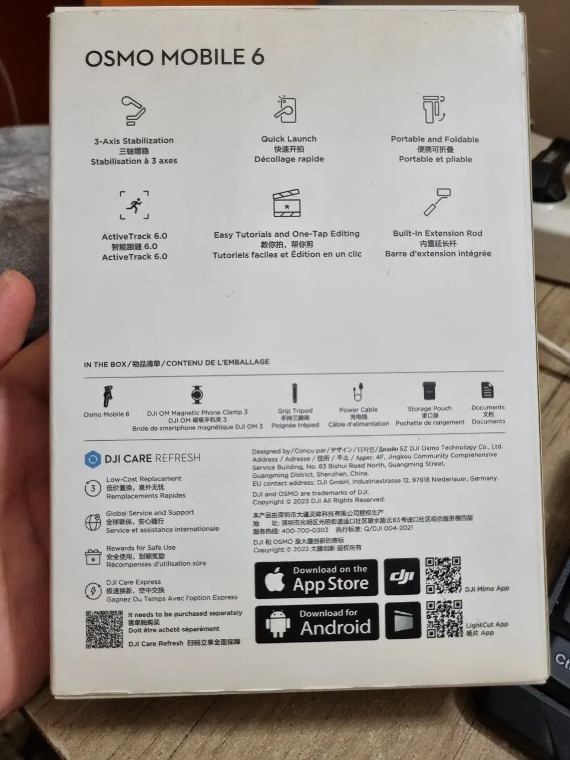 اسمو موبایل ۶ اکتیو ۶ Osmo mobile 6 درحد|دوربین عکاسی و فیلم‌برداری|مشهد, فرهنگ|دیوار
