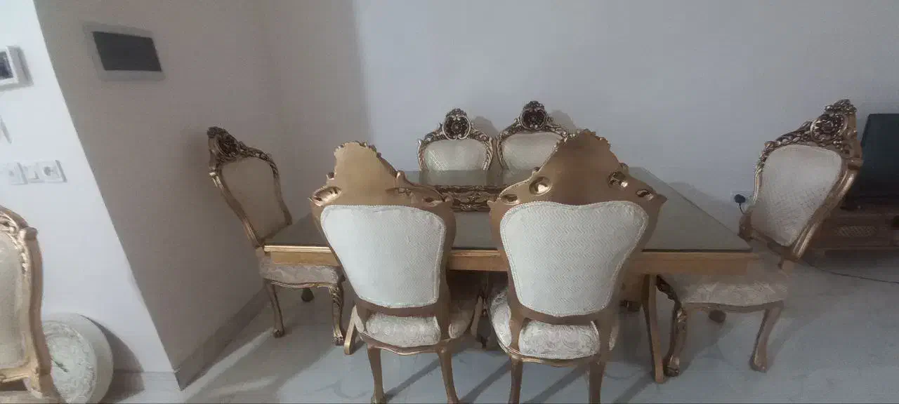 مبل ۹ نفره و ناهارخوری ۶نفره|مبلمان خانگی و میز عسلی|شریفآباد, |دیوار