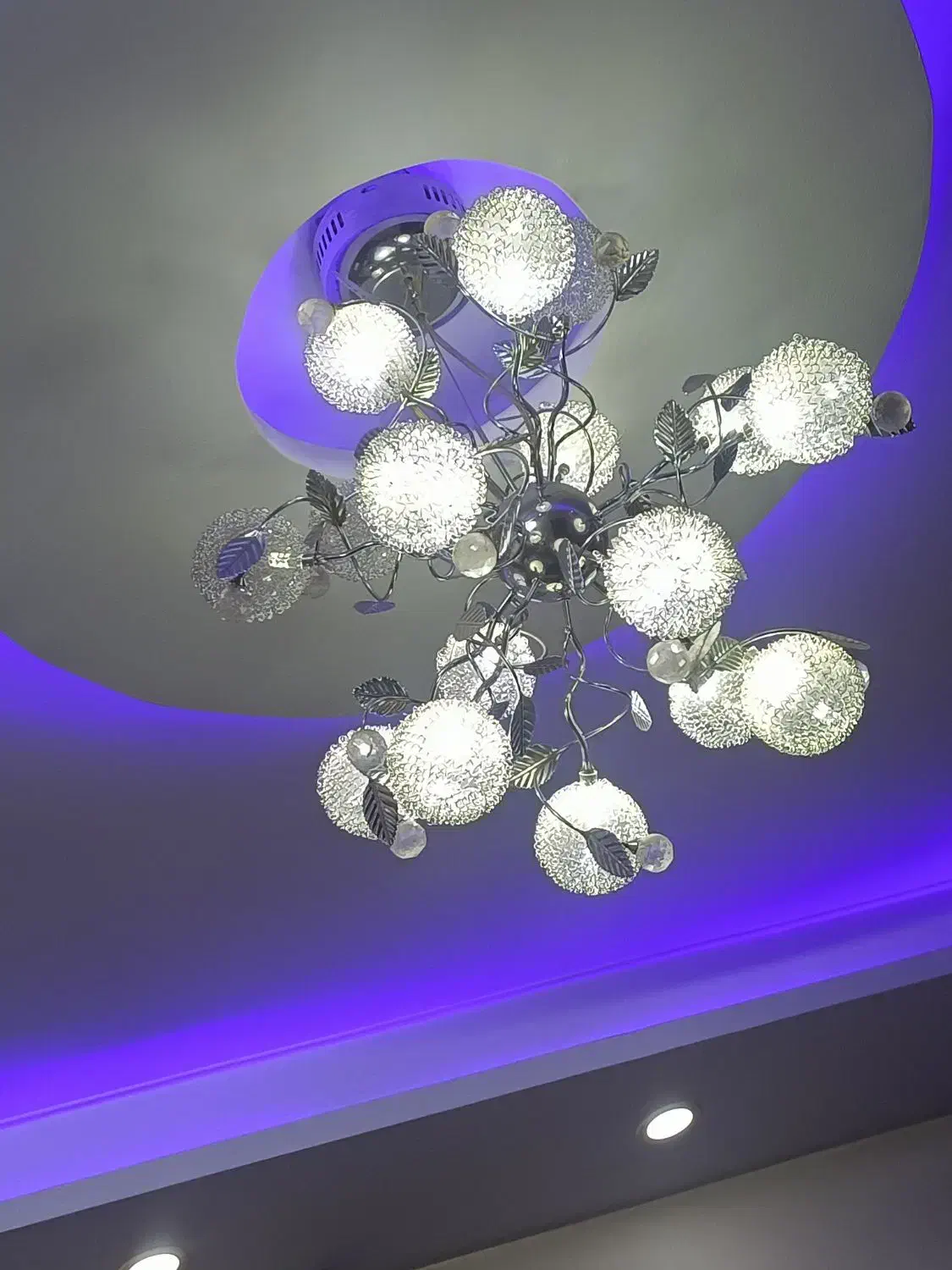 لوستر 16 شاخه در حد نو  2 عدد|لوستر و چراغ آویز|تهران, مسعودیه|دیوار