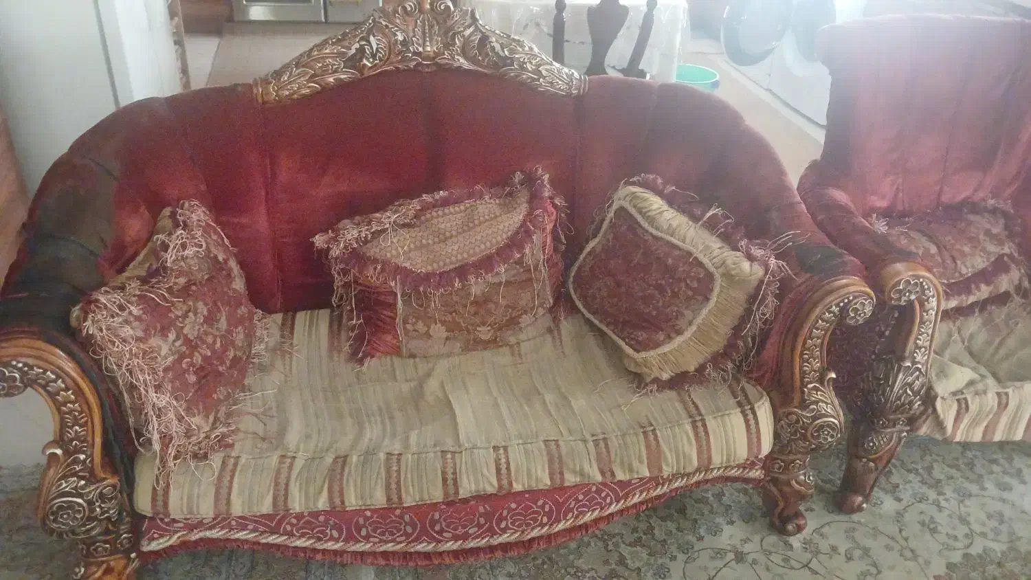 مبل دست دوم چهار چوب سالم|مبلمان خانگی و میز عسلی|تهران, ائمه اطهار|دیوار