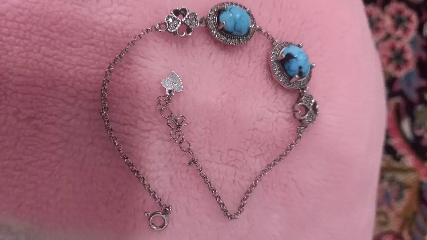 دستبندفیروزه اصل نو نقره|جواهرات|بندر ماهشهر, |دیوار