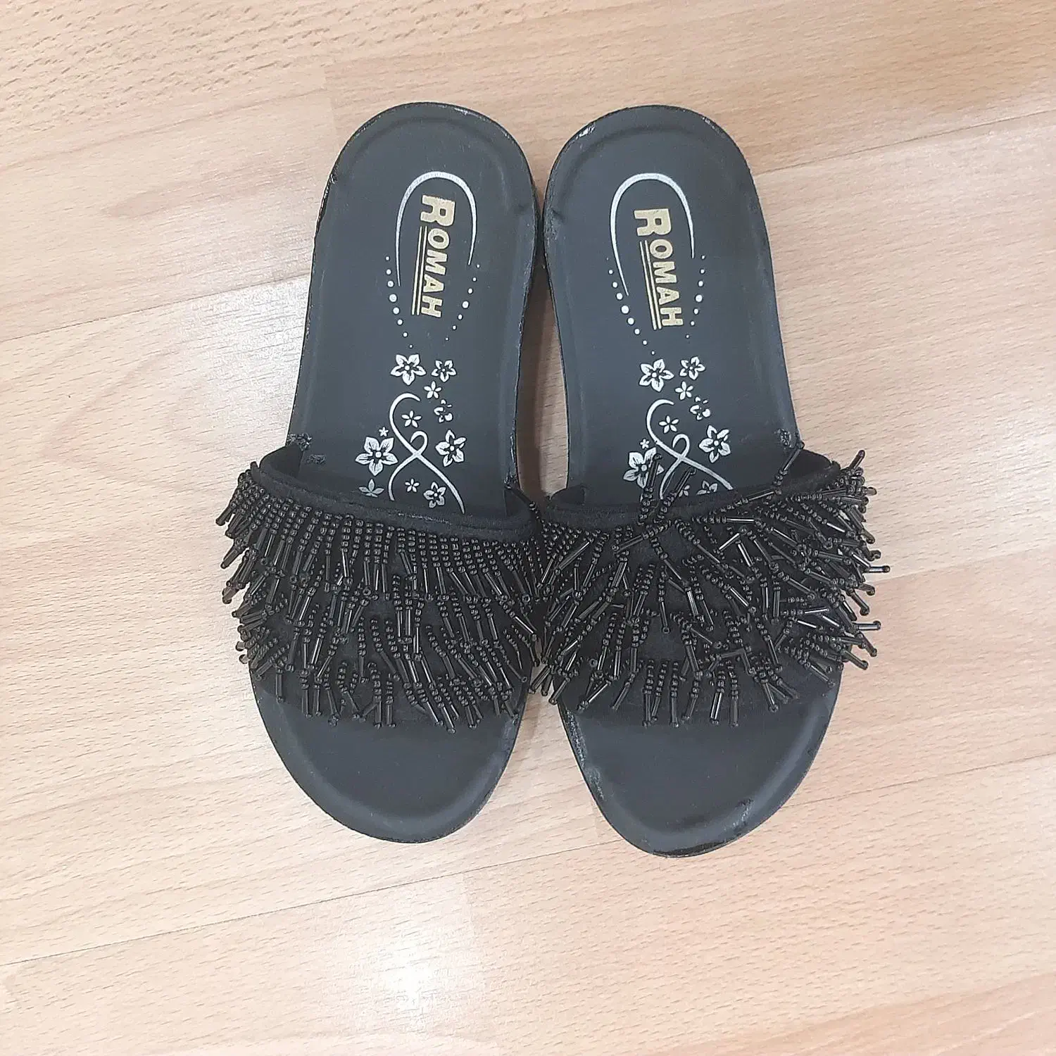 صندل دخترانه ملیله مشکی|کیف، کفش، کمربند|اردبیل, |دیوار