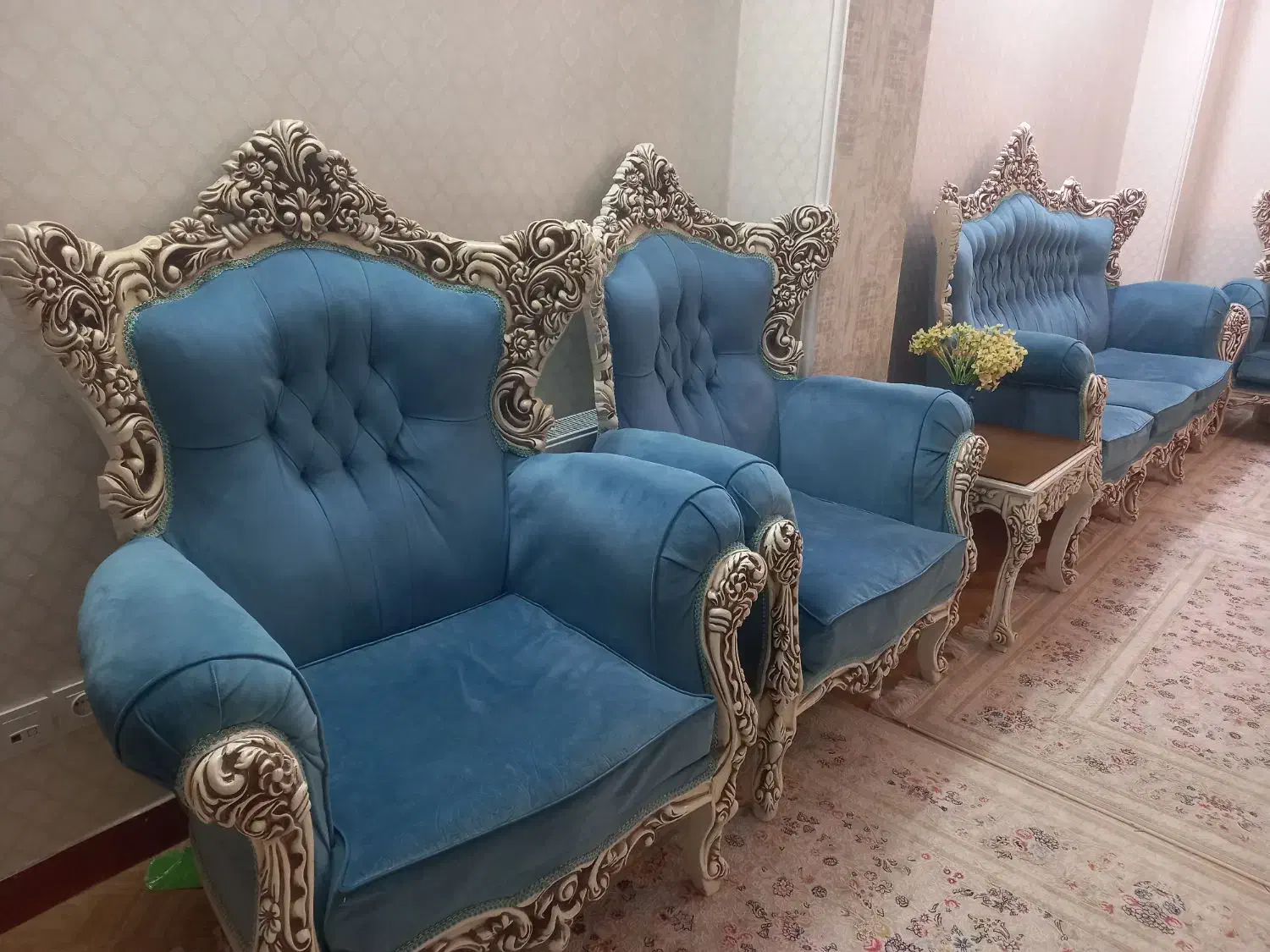 مبل ۷ نفره|مبلمان خانگی و میز عسلی|اسلامشهر, شهرک مهدیه|دیوار