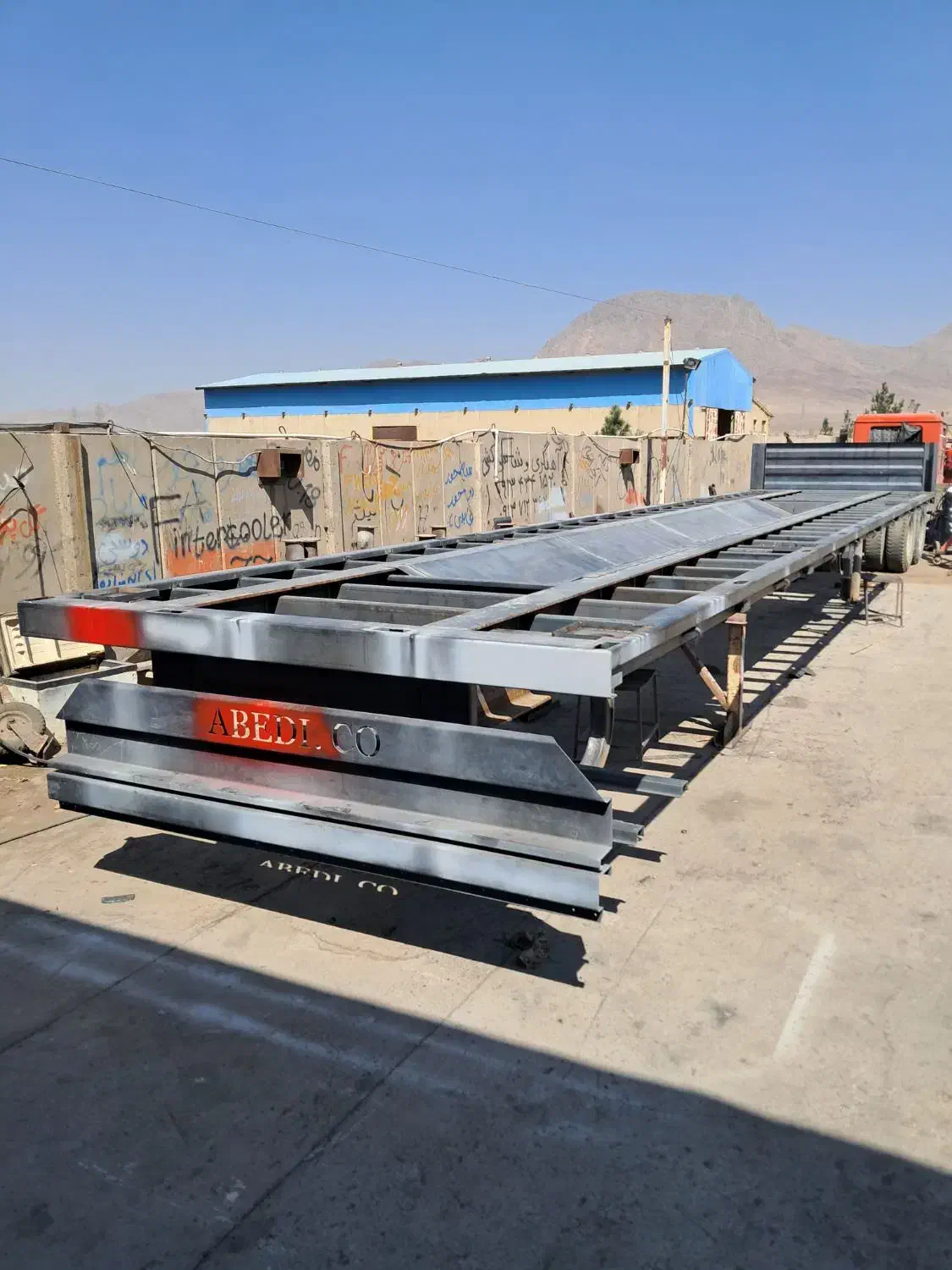 کفی تریلی سه محور و دومحور رولکش مبارکه ساز|قطعات یدکی و لوازم جانبی|مبارکه, |دیوار