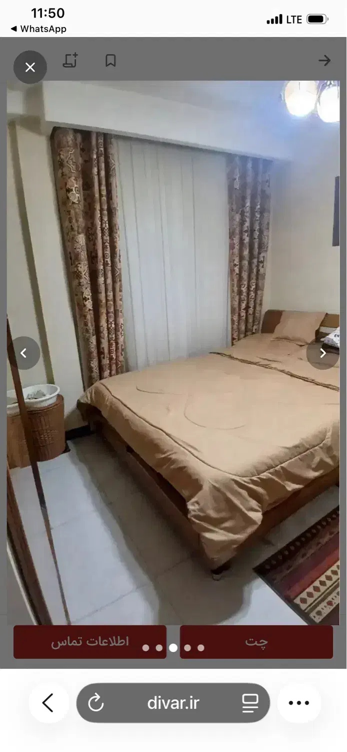 آ‌پارتمان ۷۲متر/ تک خواب / فول