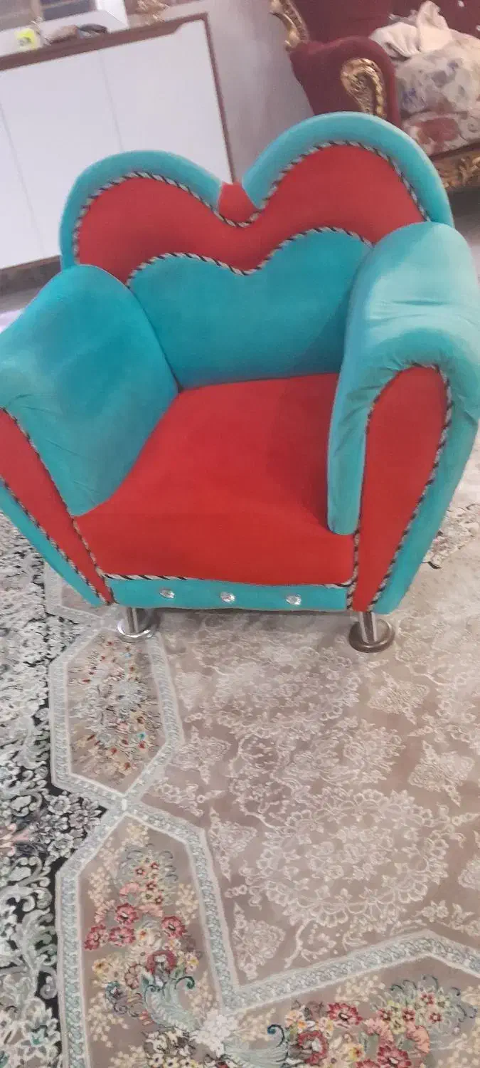 مبل تک نفر پچگانه|تخت و صندلی بچه|پاکدشت, پارچین|دیوار